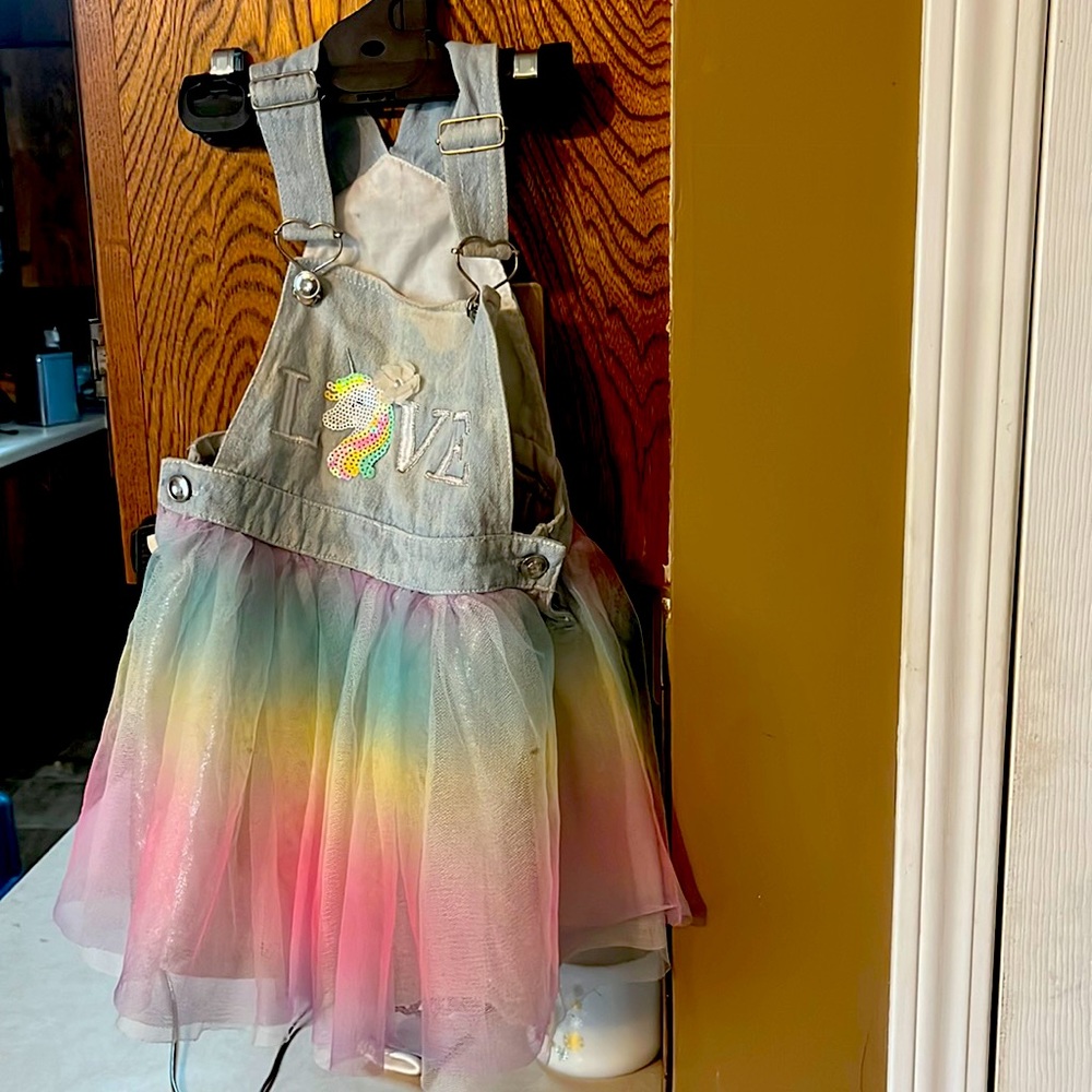 Size 3 T tutu overalls